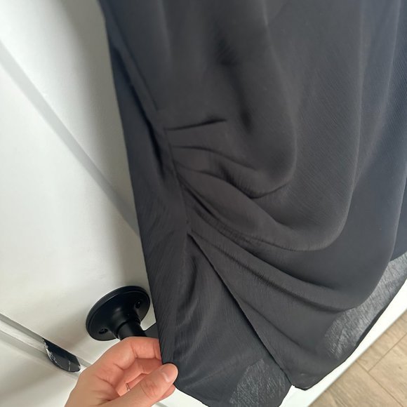 Little Black Dress Cowl Neck Mini Size Large Bachelorette Dry‎ Goods - Picture 4 of 6